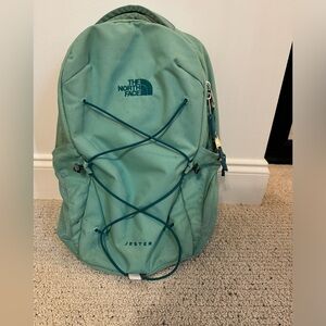 Teal North Face Bookbag